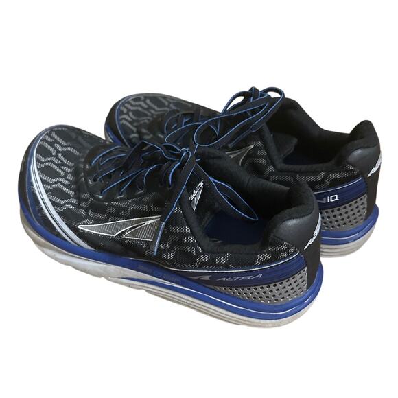 Men US-7 Altra Torin IQ Zero Drop Sneakers Shoes Black Blue Running Road Racing main image 5